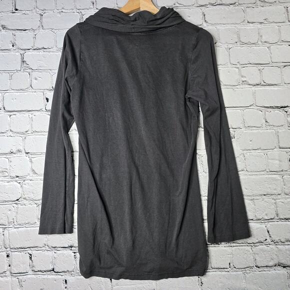 Patagonia Organic Cotton Blend Gray Cowl Neck Long Sleeve Tunic Top Size Medium - Picture 8 of 11